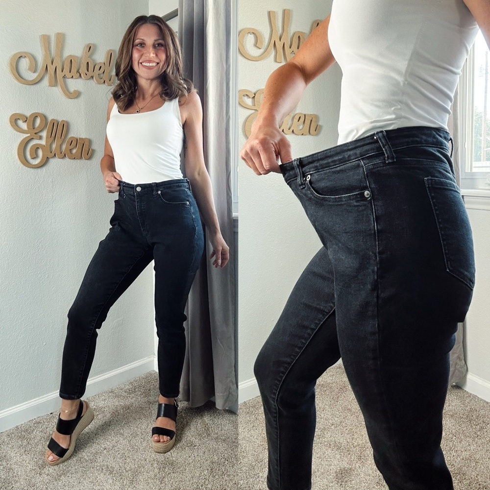 Banana Republic Curvy Dark High Rise skinny Jeans size 30